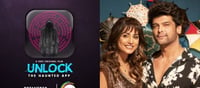 Hina sharing screen space with Kushal Tandon in web show Unlock: The Haunted App